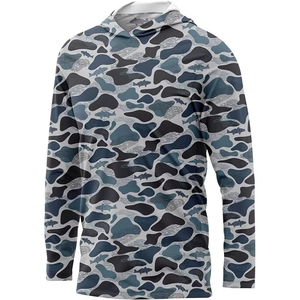 Camiseta de Pesca Personalizada para Hombre, de Secado Rápido, con Protección Solar UPF 50+, Manga Larga y Máscara Facial - Product Image 1