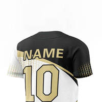 Maillot de baseball personnalisé en gros à manches courtes, uniforme d'équipe personnalisé, vêtements de sport respirants en polyester, personnalisable