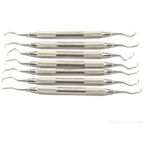 Curettes dentaires professionnelles manuelles en acier inoxydable, instruments d'hygiène buccale, examen dentaire, traitement, soins parodontaux - Product Image 3