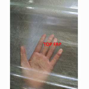 Plaque de toiture en FRP Skylight, haute résistance, ondulée, en fibre de verre, translucide, transparente, panneau de toiture en plastique clair - Product Image 3