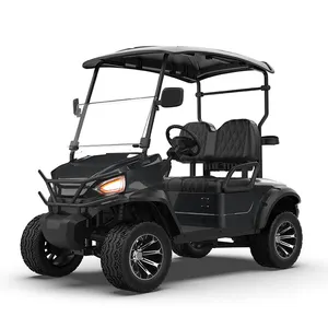 Marke Energie spar batterie Zweisitzer Golf wagen Räder Aluminium legierung Fabrik lieferant New Electric CE 48V 3m 1-2 Ausgestattet