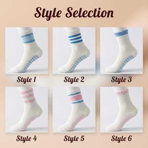 ODM Custom Cotton Crew Pilates Grip <b>Socks</b> Letter Pattern Anti-Slip Daily Indoor <b>Women</b> Men Yoga Home - Product Image 5