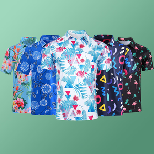 Camiseta Polo de Golf de Manga Corta con Logotipo Personalizado, Diseño de Poliéster y Elastano, Estampado por Sublimación, Ajuste Muscular - Product Image 1