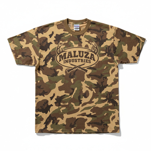 T-shirt de chasse à régulation thermique et gestion avancée de l'humidité, imprimé camouflage, coutures robustes pour terrains difficiles - Product Image 1