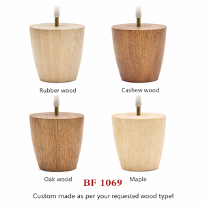 Straight Solid <b>Wood</b> Furniture Leg Sofa Cabinet Table Wooden Leg Replacement Custom Size Furniture Parts OEM - Product Image 3