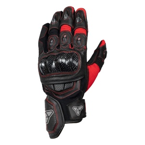 Unisex Genuine White Leather Short Windproof Motorcycle <b>Gloves</b> Black Racing Motorbike Grip Protective Summer Outdoor Skiing - Product Image 2
