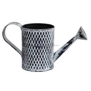 Canne d'arrosage galvanisée avec poignée Boîte d'arrosage galvanisée pour jardin fini avec poignée Pots de fleurs et jardinières - Product Image 4