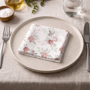 Serviettes de table en coton, serviettes en tissu lavables et réutilisables pour les mariages, les fêtes et les dîners quotidiens - Product Image 1