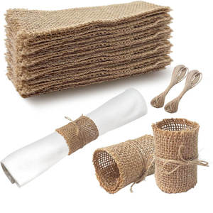Natural Fiber Jute <b>Table</b> <b>Runner</b> – Durable Eco Friendly <b>Table</b> Cover for <b>Dining</b> <b>Table</b> and Home Decoration - Product Image 4