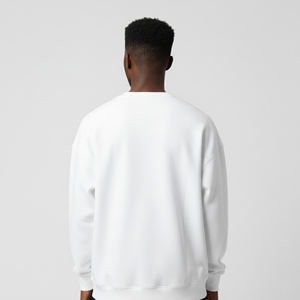 Sweat-shirts en molleton personnalisés OEM, grande taille, épais, décontractés, col rond, pour hommes, 100% coton/polyester - Product Image 3