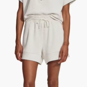 BASRA SPORTS Short de survêtement décontracté pour femme en coton doux, bas de pyjama respirant avec cordon de serrage à la taille, idéal pour l'été et le fitness, coupe ample - Product Image 3