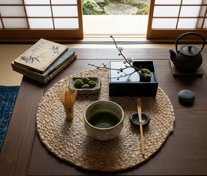 Set de table rond en jute tressé bohème, taille et couleur personnalisées, antidérapant et lavable, marque TANARI, pour la cuisine et la salle à manger - Product Image 4