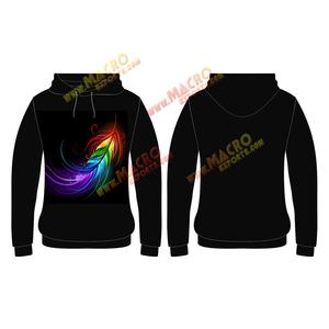 Eleve su estilo, diseño personalizado, sudaderas con capucha de lana de invierno para hombres, manga larga, secado rápido, transpirable, poliéster/algodón, informal relajado - Product Image 4