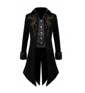 Capa Medieval Victoriana Steampunk Pirata Príncipe Gótico Renacentista Fantasía Cosplay Disfraces de TV y Cine Halloween OEM 100% - Product Image 1