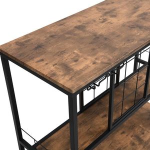 Appendiabiti da Parete Regolabile Stile Rustico con 5 Ganci Metallici Standard per Camera da Letto, Cucina, Bagno, Nero, Riutilizzabile per Asciugamani - Product Image 3