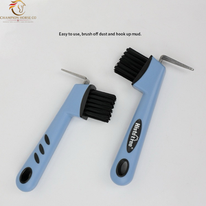 Herramienta Profesional Reutilizable de Acero Inoxidable para Limpiar Pezuñas de Caballo, con Agarre Suave y Fuerte, Cepillo Esencial para el Cuidado Ecuestre - Product Image 5