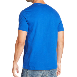 Clothing Manufacturers Custom Casual Solid T Shirt Mens Front Logo Plain Heavyweight 100% Cotton Regular Fit Breathable Quick - Product Image 3