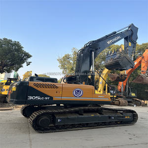 Excavadora hidráulica de cadenas Hyundai R305LC-9 usada, 30.5 toneladas, motor Cummins, bomba de 190kw de potencia, capacidad de cazo de 1.38m - Product Image 2