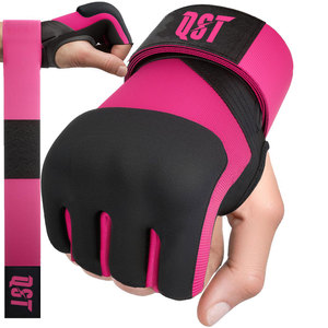 Guantes de Boxeo Personalizados con Gel, sin Dedos, Cierre de Gancho y Bucle, Transpirables, Ecológicos y Protectores para Boxeo, Kickboxing y Artes Marciales - Product Image 1
