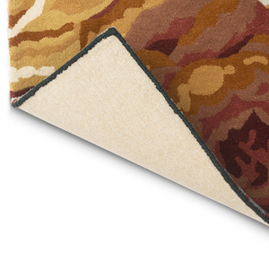 Tapis de luxe surdimensionné en laine de Nouvelle-Zélande tufté à la main, motif floral, tapis botanique contemporain, fabrication sur mesure en usine - Product Image 5