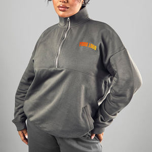 Conjunto Deportivo de 2 Piezas para Mujer, Sudadera con Capucha Oversize y Top Corto de Terciopelo, Fabricante de Sudaderas de Algodón Orgánico - Product Image 4
