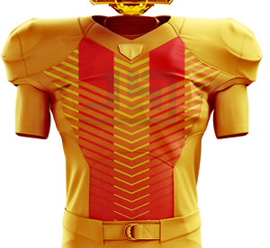 Uniforme de football américain personnalisé JAMEZ SPORTS, maillot et pantalon respirants, antibactériens, à séchage rapide, évacuant l'humidité, 100% polyester - Product Image 5