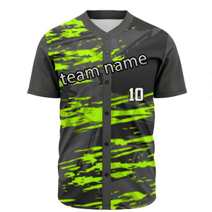 Camiseta de Béisbol Personalizada al por Mayor, Camisetas de Béisbol con Botones, Ropa de Softbol, Camiseta de Béisbol Personalizada - Product Image 3