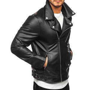 <b>Men</b> Soft Genuine Leather <b>Jacket</b> Premium Casual Full Zip Comfortable Durable Regular Fit Everyday Fashion Outerwear Quick Dry - Product Image 3