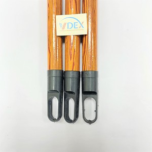 Limpieza ไม้ไผ่ด้ามไม้กวาดและไม้กวาด,ไม้แขวน PVC เคลือบไม้ใช้ในครัวเรือนเครื่องทำไม้กวาดไม้ถูพื้น - Product Image 6