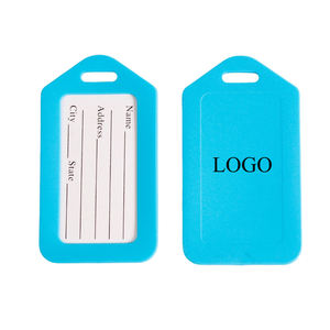 Étiquettes de bagages en plastique OEM 2026 à prix abordable, personnalisables avec logo, étiquettes de bagages vierges pour sublimation - Product Image 4
