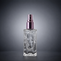 Flacon de parfum de luxe en verre de 10 ml avec vaporisateur, logo imprimable, flacon de parfum portable de voyage