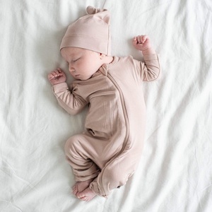 EVERYSTEP-Pelele con cremallera para bebé, ropa para recién nacido, algodón de bambú, Unisex, licra, a presión, para dormir y jugar - Product Image 2