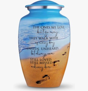 Urna Conmemorativa Artística con Cuentas, Elegante Porta Cenizas para Recuerdo y Exhibición en el Hogar al Mejor Precio - Product Image 1