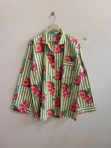 Conjunto de Pijama de Algodón para Mujer, Camisón Cómodo, Conjunto de Camiseta y Pantalón de Pijama Suave - Product Image 6