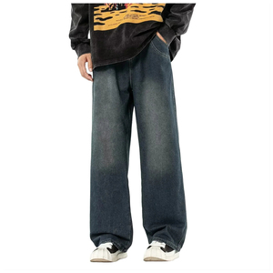 Pantalones Vaqueros de Hombre de Alta Calidad, Nuevo Diseño, Estilo Casual a la Moda, Color Sólido, Cómodos, Elásticos, de Tiro Medio, de Lona, de Secado Rápido - Product Image 5