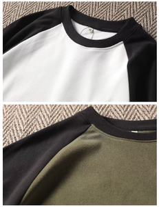 เสื้อยืดแฟชั่นผู้ชายสำหรับฤดูใบไม้ร่วงและฤดูหนาว ผ้าเนื้อนุ่มใส่สบาย พิมพ์ลายปักโลโก้ตามสั่ง ราคาโรงงานจากบังกลาเทศและจีน - Product Image 4