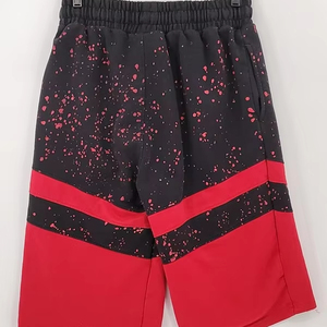 Wholesale High Quality Men Sweat Shorts New Custom Design Cheap Price Men Sweat Shorts in Black And <b>Red</b> - Product Image 1