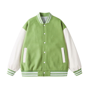 Chaquetas Bomber de Cuero Vintage Personalizadas para Hombre y Mujer, con Parches Bordados de Equipos Escolares, Tela de Lona - Product Image 5