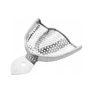 Bandeja de Impresión Perforada para Mandíbula Superior XL, Instrumento Quirúrgico Dental de Acero Inoxidable para Impresiones Dentales Precisas - Product Image 2