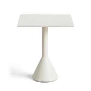 Modern Minimalist Metal Coffee <b>Table</b> with <b>Square</b> Top Cone Base Foldable Design Wood Frame-Living Room Furniture - Product Image 3