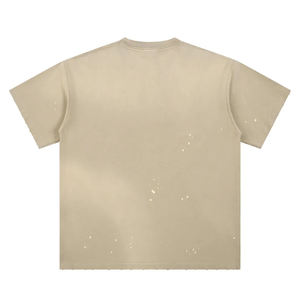 เสื้อยืดคุณภาพสูงสั่งทำพิเศษ ทรงหลวม ลายบาติก ผ้าฝ้าย 100% ระบายอากาศได้ดี แห้งเร็ว สำหรับผู้ชายและผู้หญิง สไตล์ซันวอชและมันกี้วอช - Product Image 2