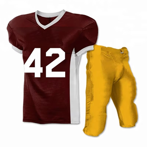 Uniforme de Fútbol Americano Personalizado para Hombre, Jersey Sublimado de Equipo, Manga Corta, Antibacteriano, Malla Transpirable de Alta Calidad - Product Image 1