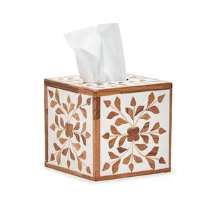 Fabricación de Cajas de Pañuelos con Incrustaciones de Hueso, Color Personalizado Aceptado, Artesanía India y Forma Cuadrada - Product Image 6