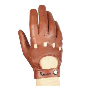 Guantes de invierno casuales de diseño sencillo para motocicleta con pantalla táctil, para viajes y deportes al aire libre, de alta calidad para hombre, con detección de aguja de PU - Product Image 2