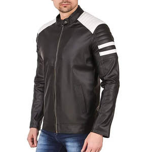 New Arrival 2026 Premium Quality Custom <b>Men's</b> Genuine Leather Windbreaker <b>Jacket</b> Stand Collar Cow Hide <b>Suede</b> Leather <b>Jacket</b> - Product Image 2