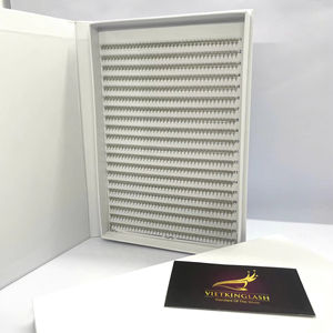 10D Pre Made <b>Lash</b> <b>Fans</b> Long Short Stem Mega <b>Premade</b> <b>Fan</b> <b>Lashes</b> XL XXL 12 Rows Tray Narrow <b>Lash</b> Extensions <b>Premade</b> Volume <b>Fans</b> - Product Image 1