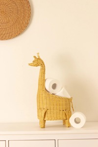 Cesta de ratán con forma de jirafa, hecha a mano, cestas de almacenamiento de ratán natural, modernas y multifuncionales, hechas en Vietnam. - Product Image 2