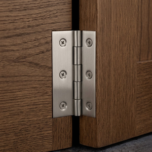 Charnière de porte robuste en acier inoxydable poli, à visser, résistante à la rouille, pour portes en bois, fenêtres et armoires - Product Image 4