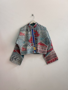 Wholesale Lot Of Assorted Handmade Kantha <b>Jacket</b> Vintage Reversible Boho <b>Jacket</b> <b>Short</b> Length Kiara Cut <b>Jacket</b> - Product Image 4