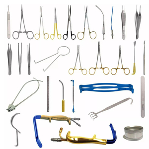 Juego de instrumentos para aumento de senos PISSCO, juego de instrumentos para cirugía de implantes mamarios, 38 piezas, acero inoxidable alemán, fabricado por Pissco - Product Image 1